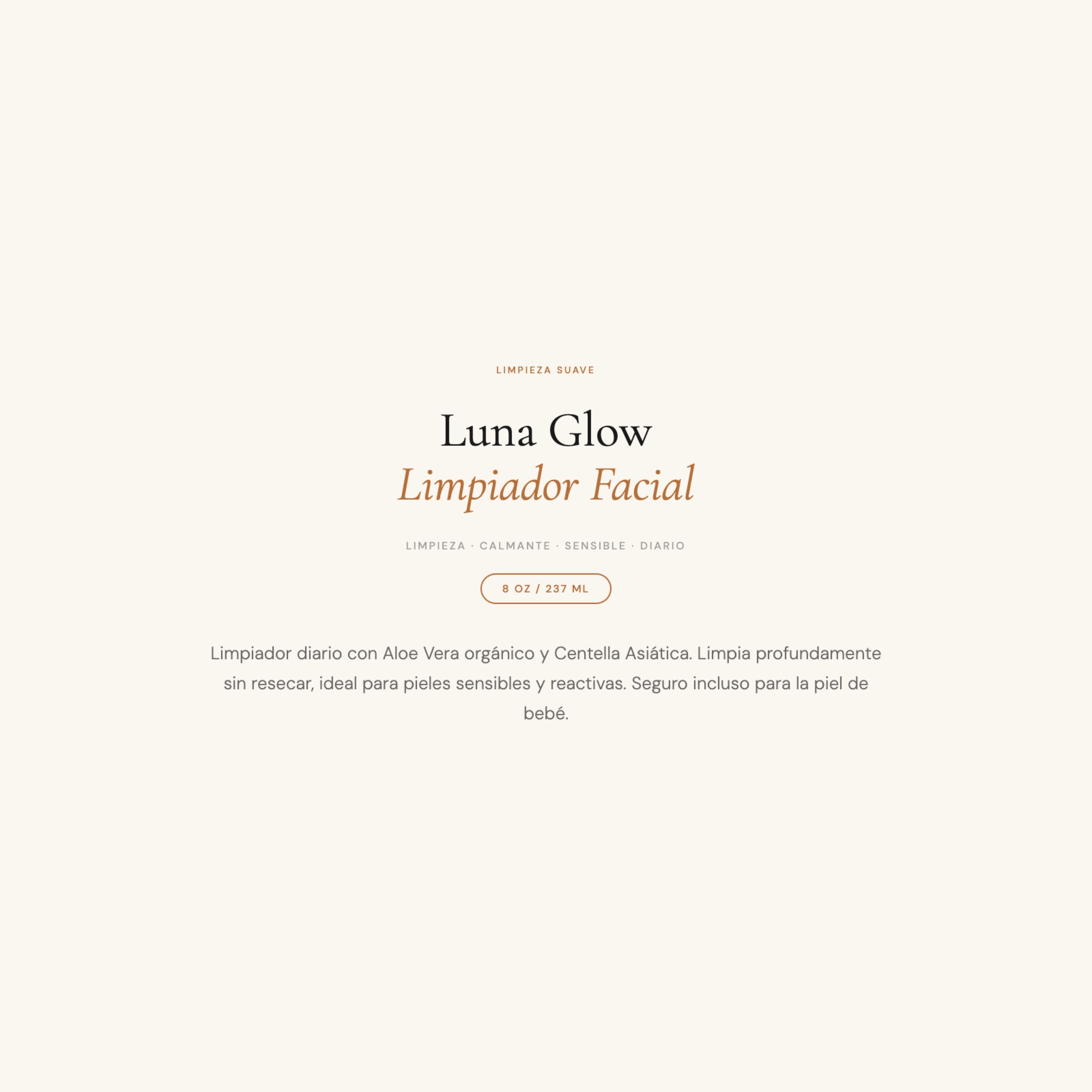 Luna Glow Limpiador Facial